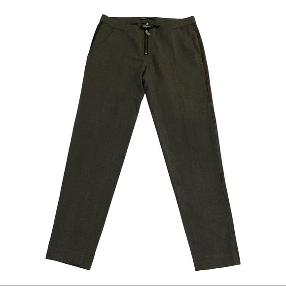 Scotch & Soda Zipper Front Tuxedo Stripe Trouser Pants XS Petite Office - Picture 1 of 8